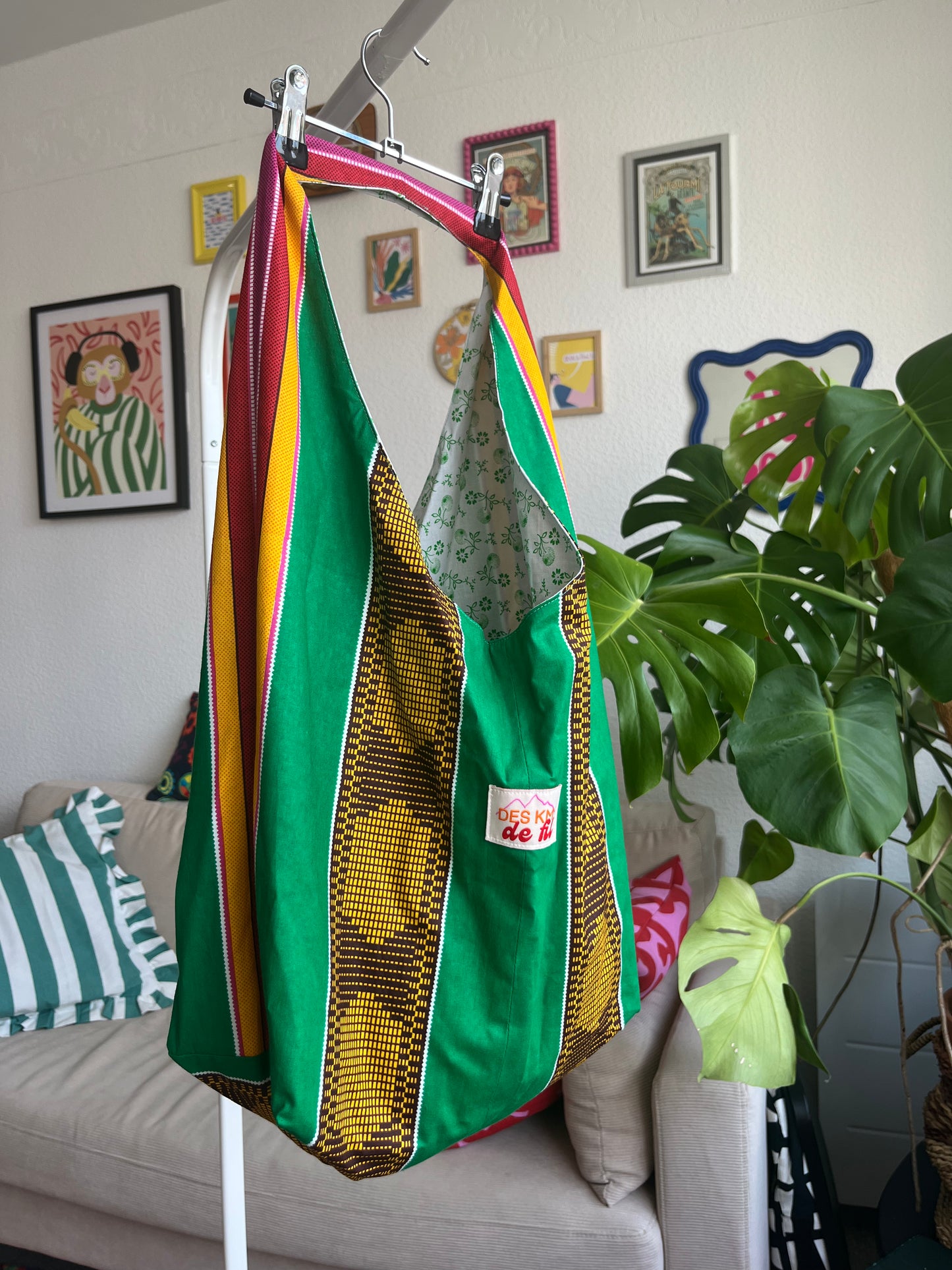 Le Sac de Plage - Rayures exotiques