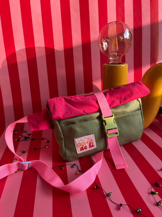 L'audacieuse - Vert et Rose