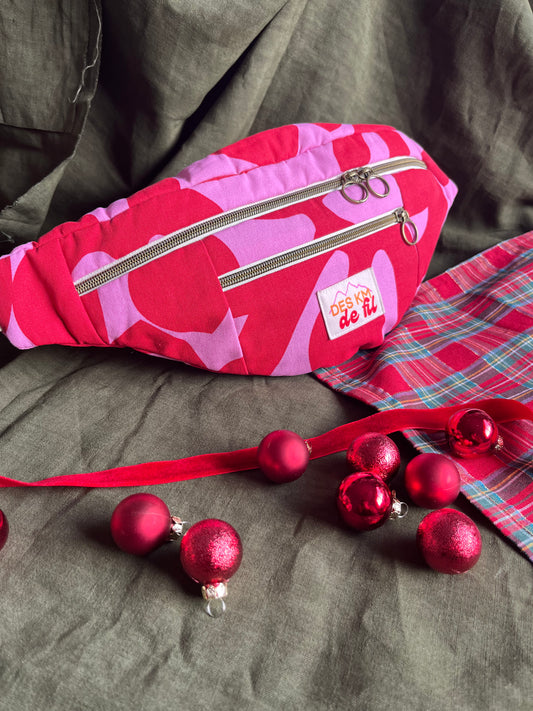 La baroudeuse rouge et rose