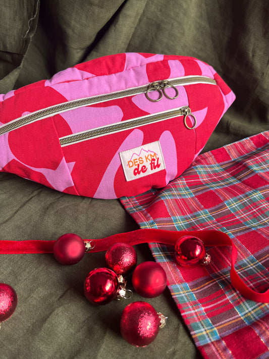 La baroudeuse rouge et rose