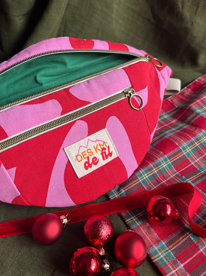 La baroudeuse rouge et rose